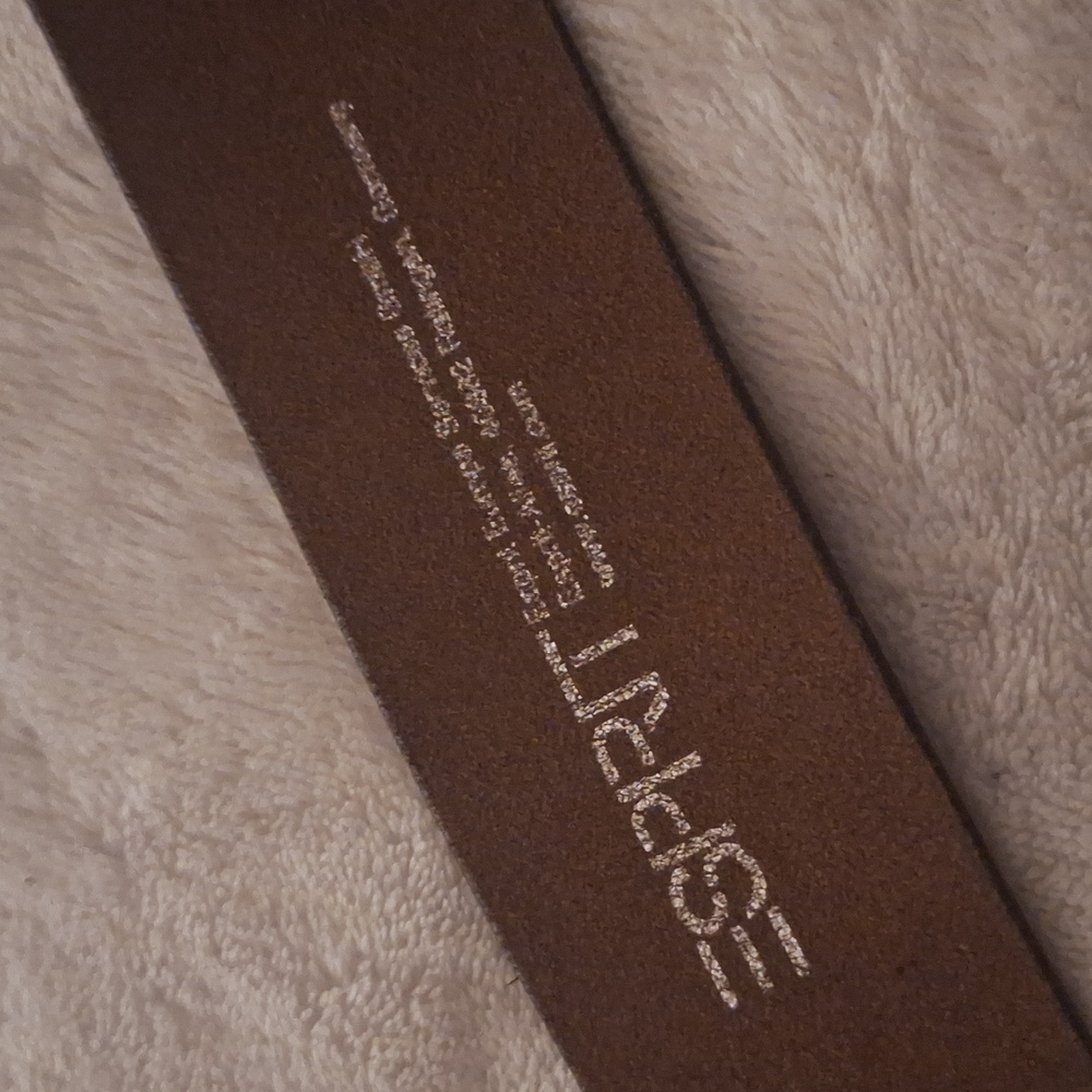 Vintage Espirit Leather Belt - Picture 6 of 9